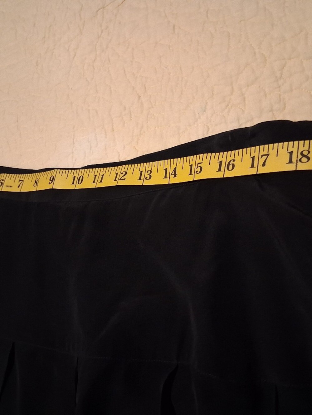 August Silk Classic Pleated Women's Skirt in Black - Picture 5 of 7